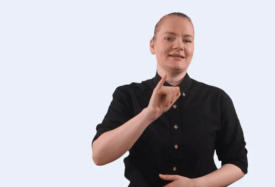 Sign language