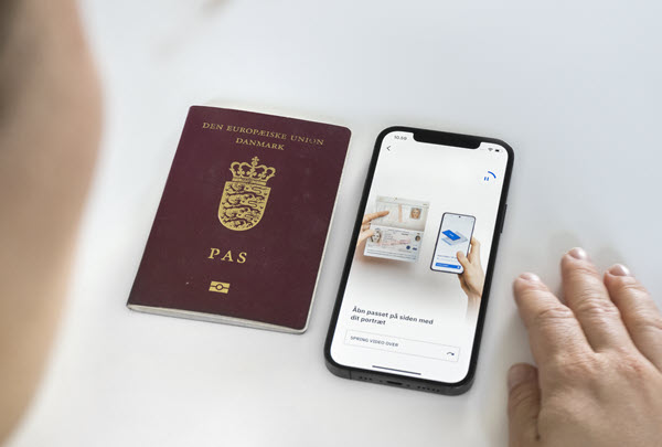 Få MitID app med pas/ID-kort